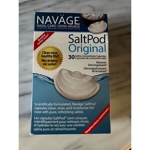 Navage Original SaltPod 30 Count Saline Nasal Irrigation Capsules New Sealed Box